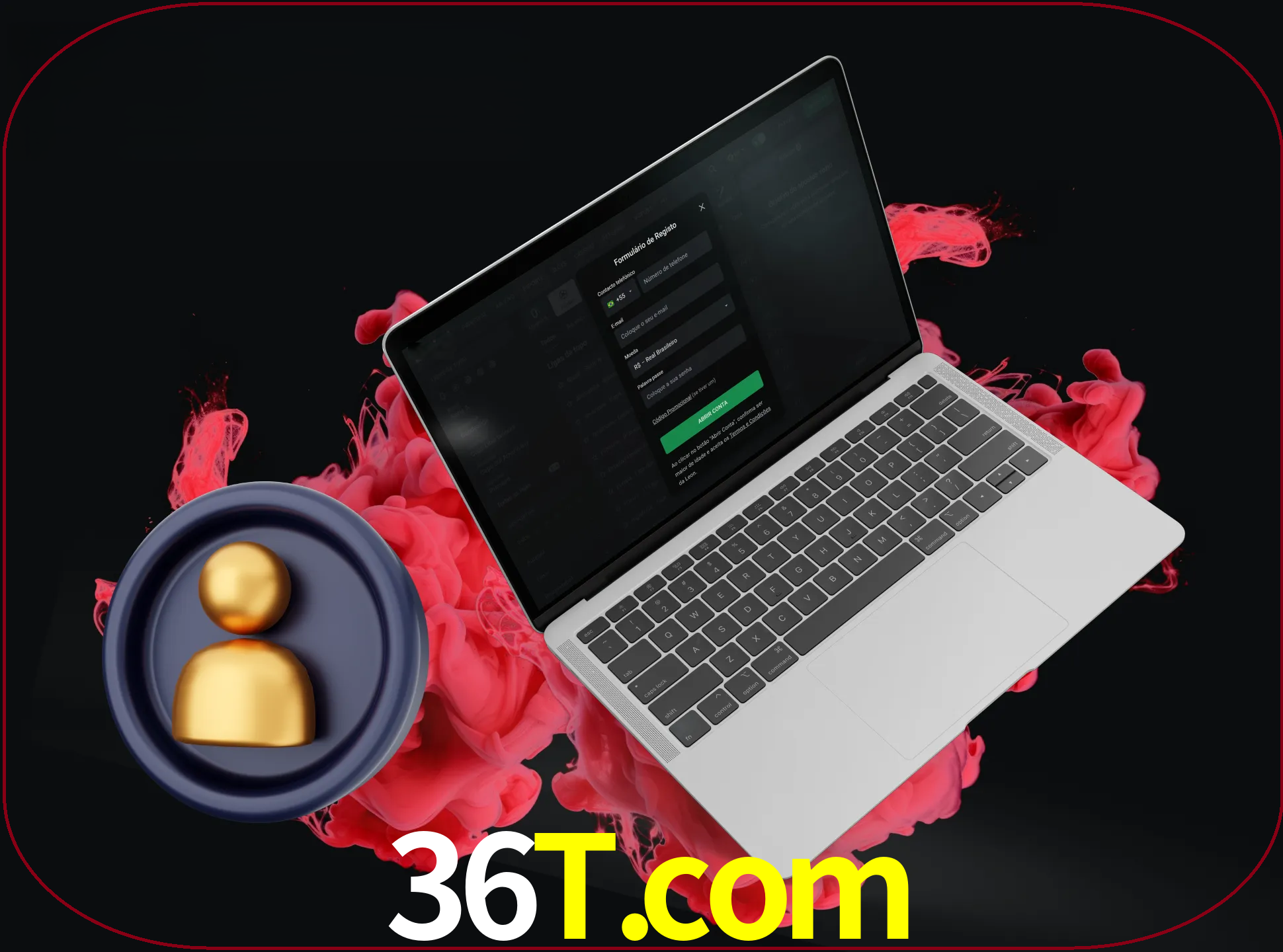 No cabeçalho do site 36t, clique no botão que o levará a um formulário especial onde terá de introduzir as suas informações actuais.
