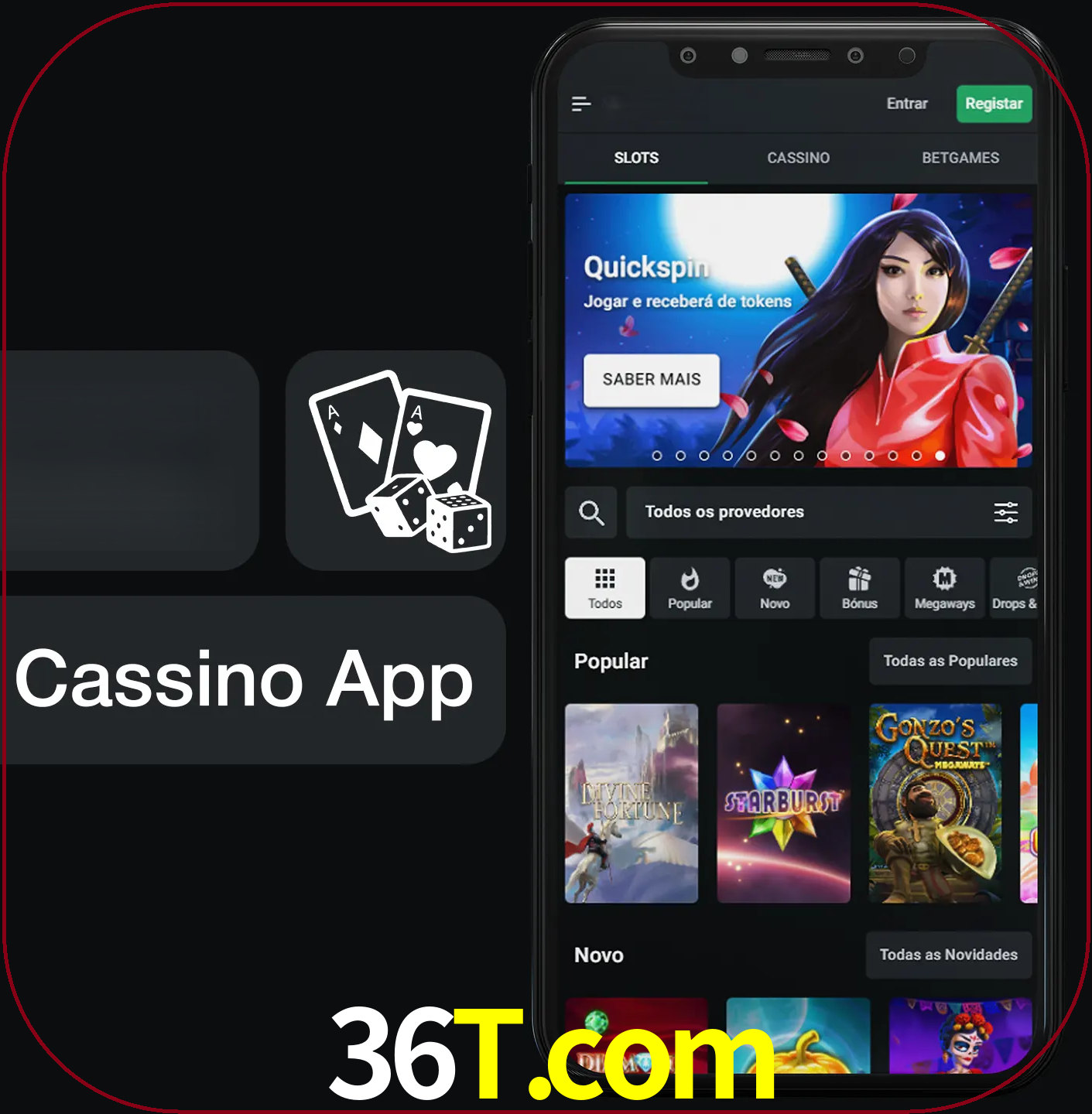 Jogue jogos de cassino e ganhe.